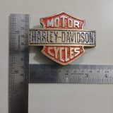 Harley-Davidson Bar Shield vintage belt buckle – with ruler for size