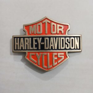 Harley-Davidson Bar Shield vintage belt buckle – front view