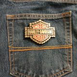 Harley-Davidson Chain vintage belt buckle – on jeans back pocket