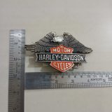Harley-Davidson Eagle vintage belt buckle – with ruler for size