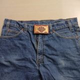 Harley-Davidson MDA vintage belt buckle – worn on belt with jeans