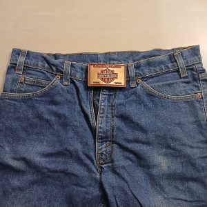 Harley-Davidson MDA vintage belt buckle – worn on belt with jeans