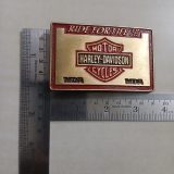 Harley-Davidson MDA vintage belt buckle – with ruler for size