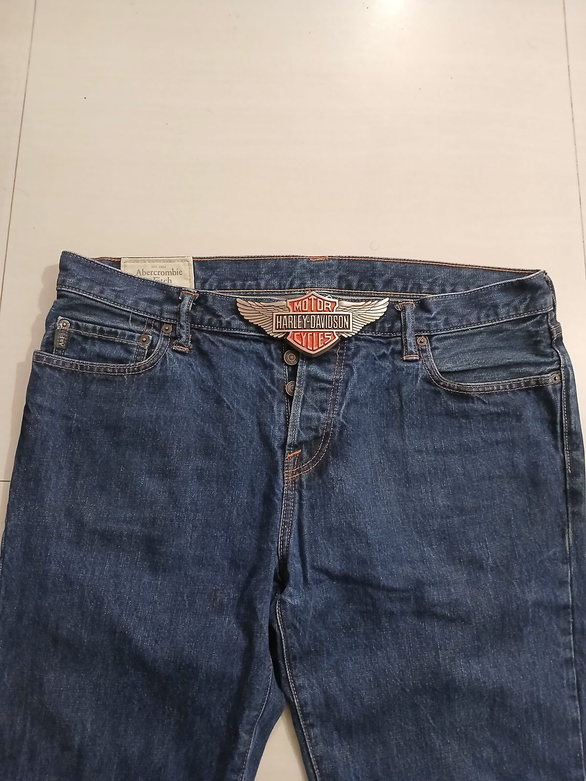 Harley-Davidson Wings Vintage Belt Buckle – Worn on belt with jeans Harley-Davidson Wings vintage belt buckle – worn on belt with jeans