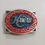 Hawaii vintage belt buckle – front view