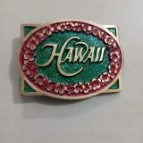 Hawaii vintage belt buckle – front view