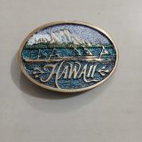 Hawaii vintage belt buckle – front view