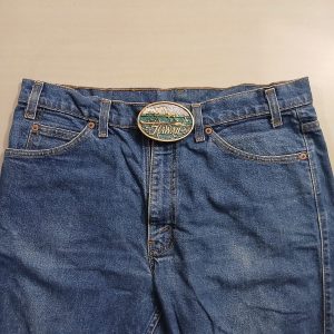 Hawaii vintage belt buckle – worn on belt with jeans