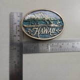 Hawaii vintage belt buckle – with ruler for size