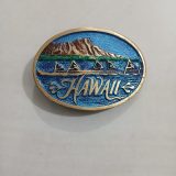 Hawaii vintage belt buckle – front view