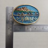 Hawaii vintage belt buckle – with ruler for size
