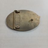 Helicopters Inc vintage belt buckle – back view