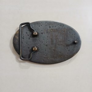 Hollister California 1922 vintage belt buckle – back view
