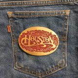 Houston vintage belt buckle – on jeans back pocket