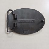 Huber 100 Years 1883-1983 vintage belt buckle – back view