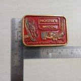 Hughes Micon vintage belt buckle – with ruler for size