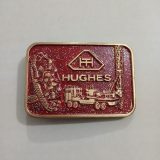 Hughes vintage belt buckle – front view