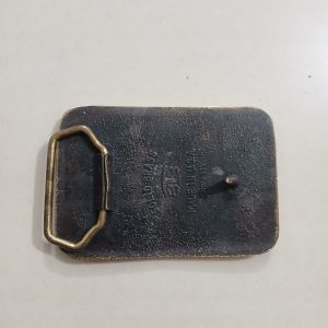 Hughes vintage belt buckle – back view