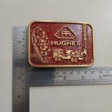 Hughes vintage belt buckle – with ruler for size