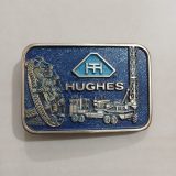 Hughes vintage belt buckle – front view