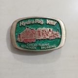 Hydra Rig Coiled Tubing Nitrogen Snubbing vintage belt buckle – front view