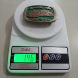 Hydra Rig Coiled Tubing Nitrogen Snubbing vintage belt buckle – on scale showing weight