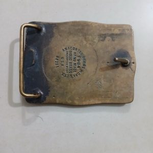 Hydril Specialty Products Houston vintage belt buckle – back view