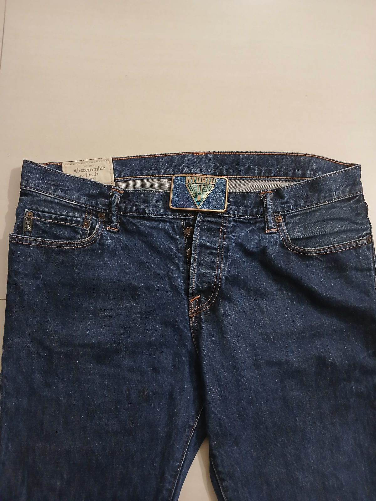 Hydril Vintage Belt Buckle – Worn on belt with jeans Hydril vintage belt buckle – worn on belt with jeans