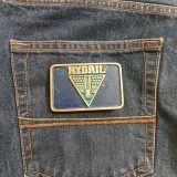 Hydril vintage belt buckle – on jeans back pocket