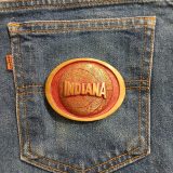 Indiana Basketball vintage belt buckle – on jeans back pocket