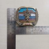 Indiana Gas vintage belt buckle – with ruler for size