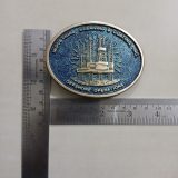 Industrial Cleaning and Coating Offshore Operations vintage belt buckle – with ruler for size