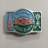 ISCOSA Industry Services Co Saudi Arabia vintage belt buckle – front view
