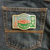 ISCOSA Industry Services Co Saudi Arabia vintage belt buckle – on jeans back pocket