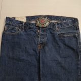 Jack Daniels Old No 7 vintage belt buckle – worn on belt with jeans