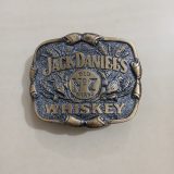 Jack Daniels Whiskey vintage belt buckle – front view