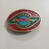 Jaguar Coventry vintage belt buckle – front view