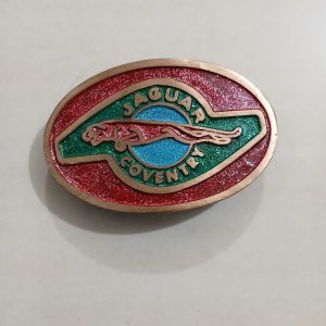 Jaguar Coventry vintage belt buckle – front view
