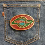 Jaguar Coventry vintage belt buckle – on jeans back pocket