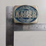 Kaiser Permanente 1979 Safety Award vintage belt buckle – with ruler for size