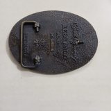 Keep Every Body Country FM94 OKC vintage belt buckle – back view