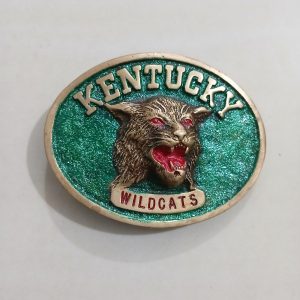 Kentucky Wildcats vintage belt buckle – front view