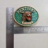 Kentucky Wildcats vintage belt buckle – with ruler for size