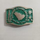 Kingdom of Saudi Arabia vintage belt buckle – front view