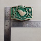 Kingdom of Saudi Arabia vintage belt buckle – with ruler for size
