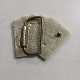 Las Vegas Cards vintage belt buckle – back view