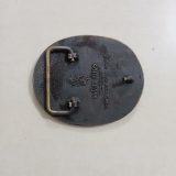 Letter S vintage belt buckle – back view