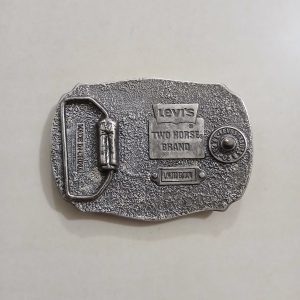 Levi Strauss Original Riveted vintage belt buckle – back view