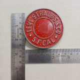 Levi Strauss SF Cal vintage belt buckle – with ruler for size