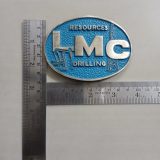 LMC Resources Drilling vintage belt buckle – with ruler for size